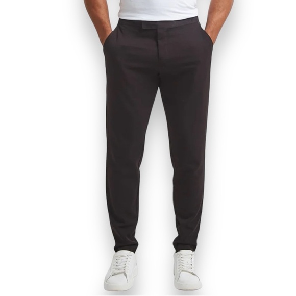 Tailored Athlete Pants 365 Trousers True Muscle Fit Stretch Fabric Black 32x34
